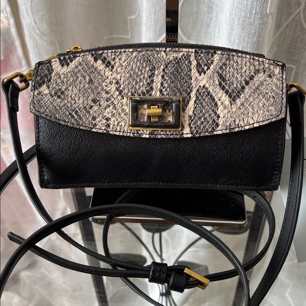 NWT Antonio Melani Leather Crossbody